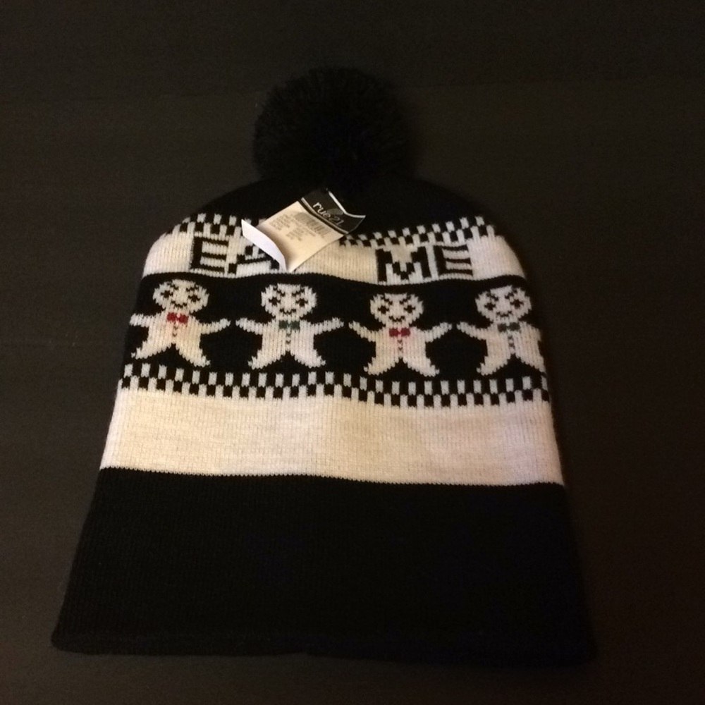 Eat me ginger bread beanie from rue 21 very sassy